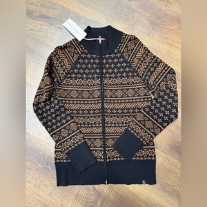 Krimson Klover Holiday FZ Sweater Jacket Womens S - NWT